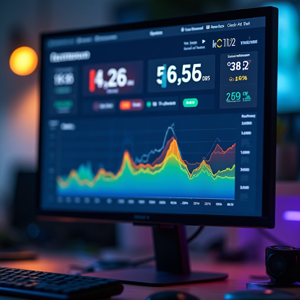 Real-time energy monitoring dashboard interface